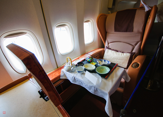 Singapore Airlines dining